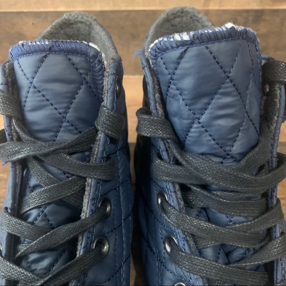 Converse All Star High Top Navy Mens Sz 8 - Picture 4 of 9
